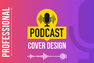 do professional podcast cover design