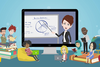 create 2d animated explainer video with pro voice over