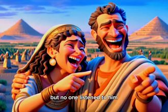 do dynamic bible story animations for churches, kids, and youtube channels