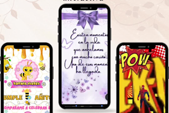 design of fully customized digital invitations to make your celebration special