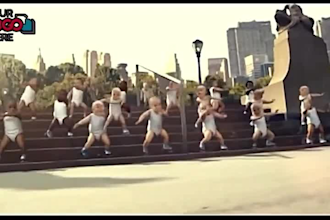 put your text in this awesome kids dancing animation video
