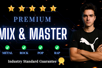 be your premium mixing and mastering engineer