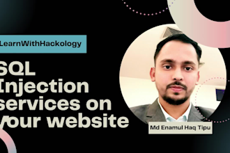 provide sql injection services on your website