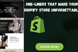 elegant shopify and instagram taglines that sell emotion, not just products