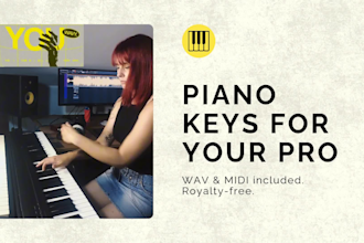 record custom piano or keyboard parts for your song
