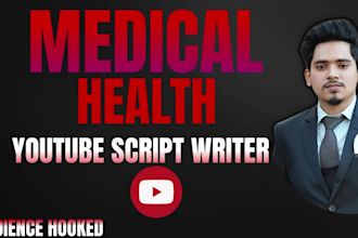 do scientifically authentic medical health youtube scripts
