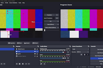 professional remote podcast live streaming with obs and vdo ninja
