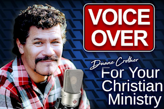 record a voice over for a christian ministry