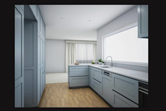 design kitchen and provide high quality renders