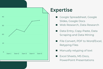 be VA for web research, copy paste, scraping and admin tasks