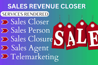 do sales closer virtual assistance sales agent  telemarketing