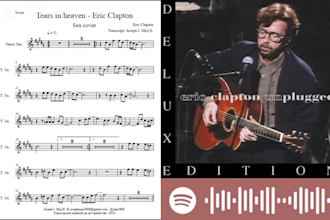transcription of any song or melody you want in sheet music