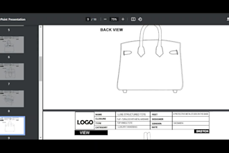 design bag tech pack, duffel bag design, handbag tech pack, backpack tech pack