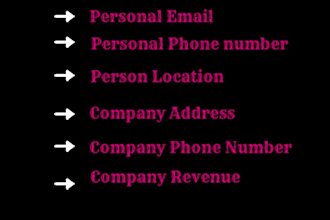 do b2b leads phone numbers, email collection, prospect list
