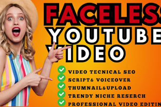 edit copywrite free faceless cash cow video for your automated finance channel