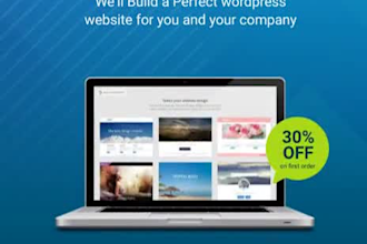design redesign wordpress website, website development as a full stack developer