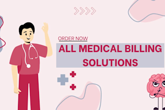 do medical billing, rcm, denial handling, payment posting, and aging fu