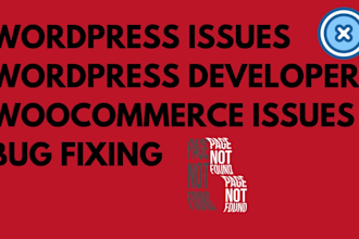 fix wordpress issues bugs critical errors and any wp task