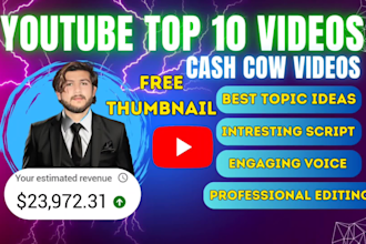 be your top 10 cash cow video faceless cash cow video editor