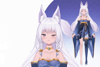 draw and rig 2d vtuber model, live2d vtuber model 2d vtuber rigging live2d