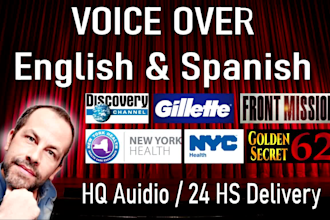 be the pro voice over for your dubbing project