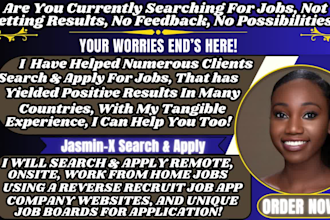 search and apply remote, onsite, work from home jobs, using reverse recruit hunt