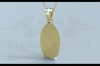 jewelry render in high quality with sparkles