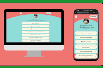 set up linktree, beacons ai biolink for your instagram, facebook, tiktok account