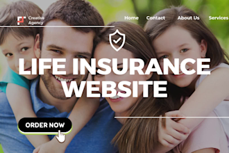 generate insurance leads build life insurance website auto car health insurance