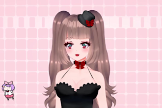 adoptable live2d vtuber avatar model