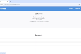 create a static website