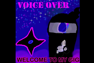 provide a medium tone voice for video games and animations