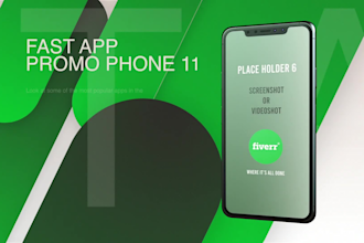 create a professional app promo explainer video or app promo