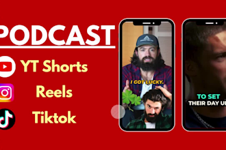 edit your podcast into captivating short video clips