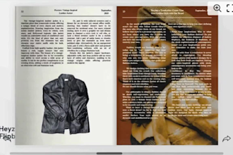 design german magazine layout, print ready modern editorial, cover design