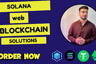 do blockchain solana web3 smart contract dapp blockchain developer web3 dapp ai