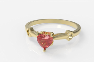 create 3d jewelry design and render for print