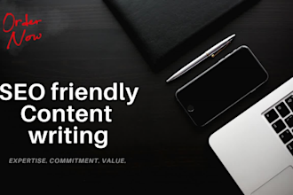 write google ranking SEO blog posts and articles as your content writing pro