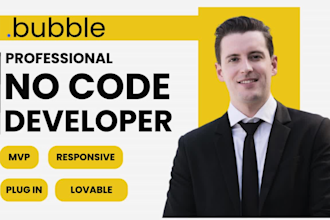 bubble io, mvp app, bubble io mobile app developer saas mvp lovable webflow