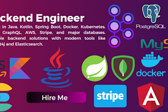 do java, spring boot, hibernate, graphql , postgresql, rest API projects