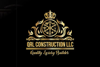 do retro luxury and heraldic logo in 6 hours