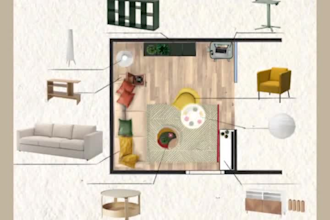 design a cozy rental interior on a budget