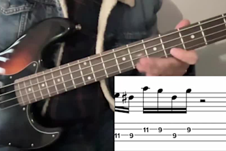 transcribe accurate tabs for guitar or bass from any song