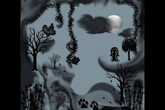 turn your idea into a creative and beautiful illustrations