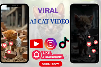 make viral ai cat video ai storytelling ai cat youtube shorts ai fusion ai short