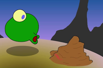 make a 2d cartoon animation video
