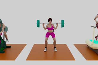 make low poly game animation in unity or unreal