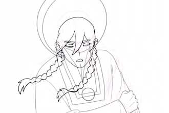 do 2d line art animation frame by frame animation comic line art