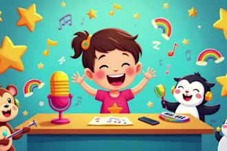 sing your kids song, nursery rhyme, jingle, theme song
