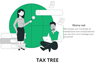 do bookkeeping on quickbooks or provide fs from bank statements